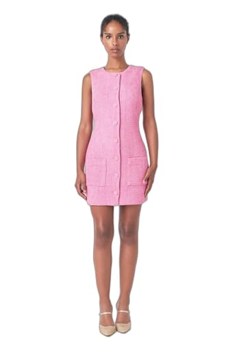 Amazon.com: endless rose Women's Sleeveless Tweed Mini Dress